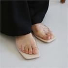Clear Slide Sandals