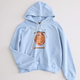 Biscuit Print Hoodie