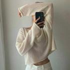 Cropped Light Sweater