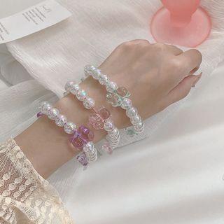 Bear Faux Crystal Bracelet