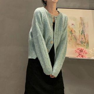 Eyelet Cable Knit Sweater
