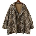 Leopard Print Denim Jacket