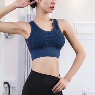Perforated Sports Top