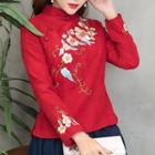 Floral Embroidered Hanfu Top