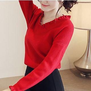 Plain Lace Knitted Sweaters