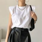 Round Neck Plain Sleeve Top