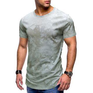 Tie-dye Crew Neck Short Sleeve T-shirt