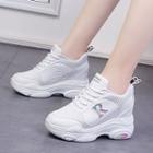 Hidden Wedge Lace-up Athletic Sneakers