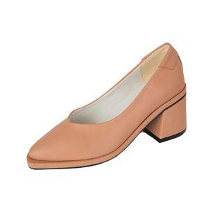 Pointy-toe Block-heel Pumps