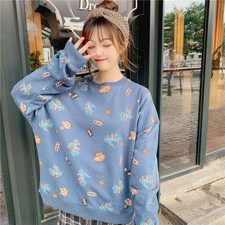 Dinosaur Pattern Sweatshirt