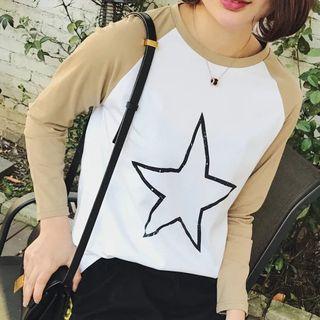 Raglan Star Long-sleeve T-shirt