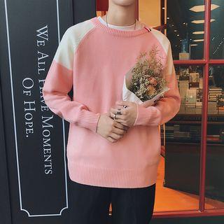 Panel Raglan Sweater