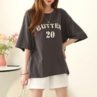 Butter Letter Loose T-shirt