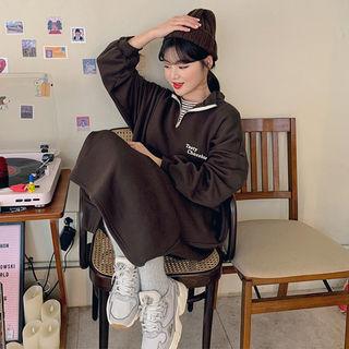 High-neck Long Pullover Dress