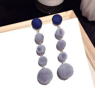 Ball Dangle Earring Gray - One Size
