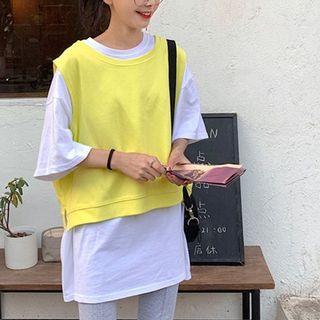 Plain Tank Top / Short Sleeve Plain Tee