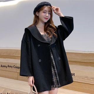 Double-breasted Sailor-collar Coat