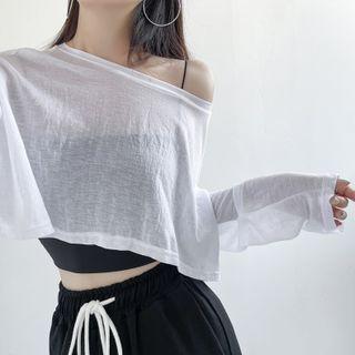 Crop Light Knit Top