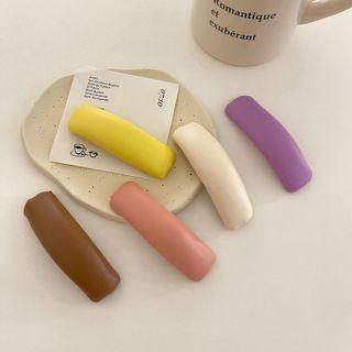 Plain Faux Leather Hair Clip