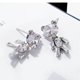 Rhinestone Cartoon Drop Earring