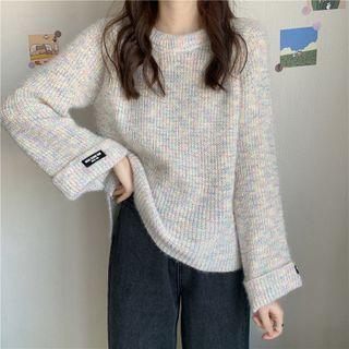 Round Neck Melange Sweater