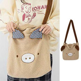 Pig Tote Bag Khaki - One Size