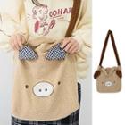 Pig Tote Bag Khaki - One Size