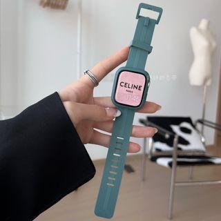 Plain Apple Watch Strap / Protection Case / Set
