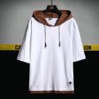 Mock Two-piece Semi Sleeve T-shirt