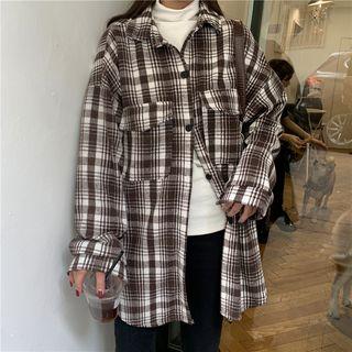 Strappy Plaid Shirt