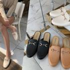 Buckle Trim Mules