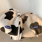 Milk Cow Print Straight-leg Sweatpants