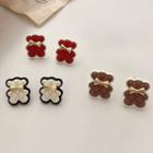 3d Bear Ear Stud