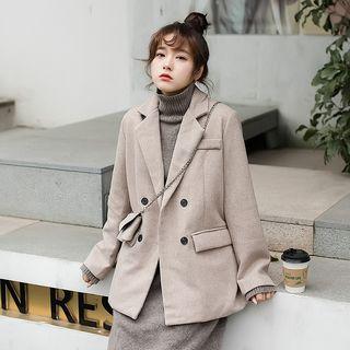 Button Blazer / Crossbody Bag / Set
