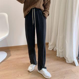High-waist Straight Leg Pants