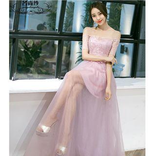 A-line Evening Gown