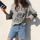 Long-sleeve Graphic T-shirt