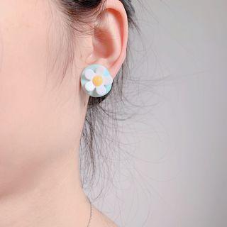 Pvc Flower Earring