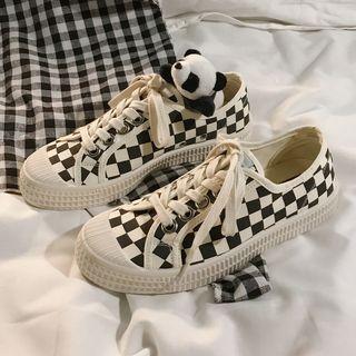 Checked Sneakers