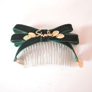 Leaf-accent Hair Comb