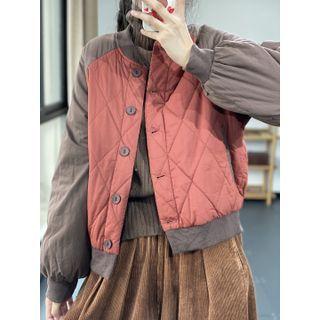 Two-tone Quilted Jacket