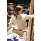 Crewneck Cable Sweater Ivory - One Size