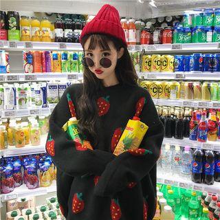 Strawberry Printed Sweater