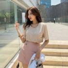 Round-neck Shimmer T-shirt