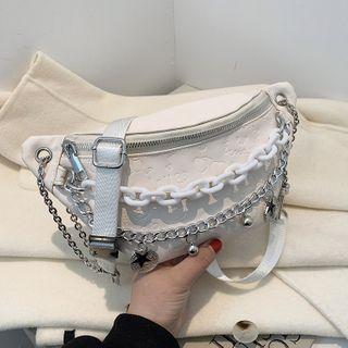 Layered Chain Belt Bag
