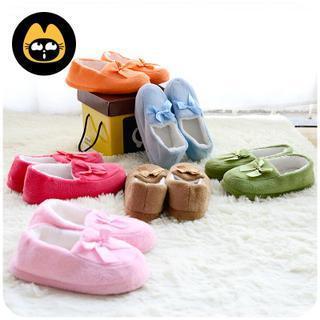 Bow Accent Slippers