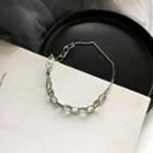 Chained Bracelet 1 Pc - Silver - One Size