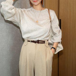 Round-neck Summer Knit Top