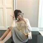 Plain Long-sleeve T-shirt / Sleeveless Dress