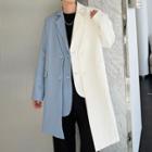Two-tone Mock Two-piece Coat